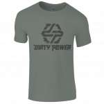 dirty power green t shirt