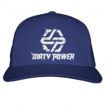 dirty power snap back blue